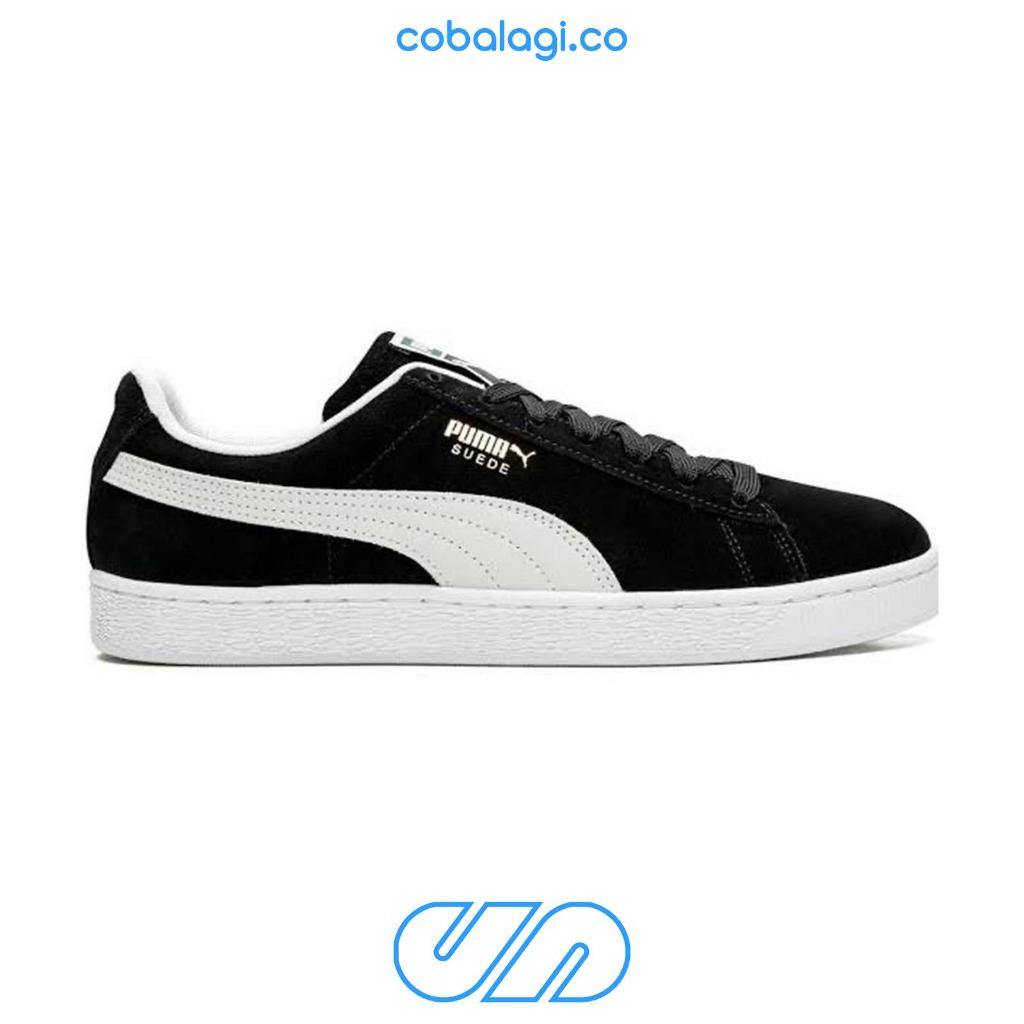 Sepatu Sneakers PUMA Suede Classic Black White BNIB ORIGINAL RESMI