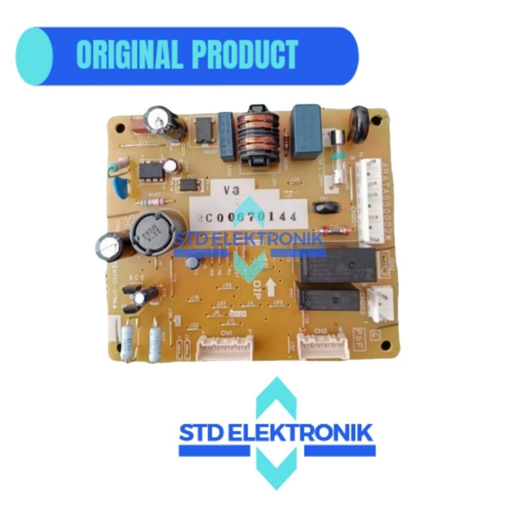 PCB kulkas original panasonic 2 pintu - Modul original kulkas panasonic pintu 2