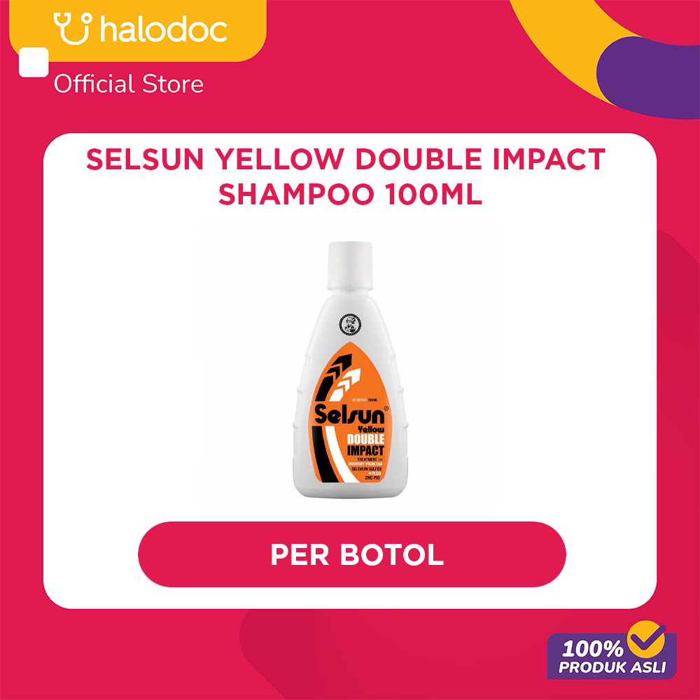 Shampo Perawatan Kulit Kepala 100ml Botol Kecil Mudah Dibawa