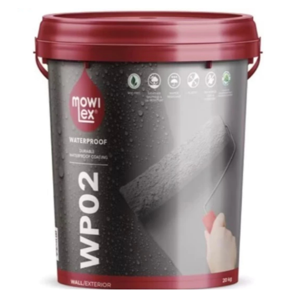 Mowilex WP02 Waterproof Cat Anti Bocor 20 Kg / Cat Pelapis anti bocor / cat ekterior / Mowilex Premi