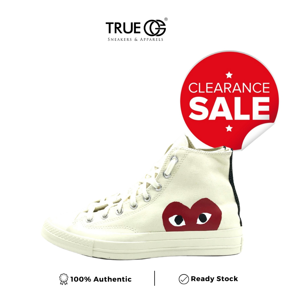 Converse CDG Play Chuck Taylor'70 High White