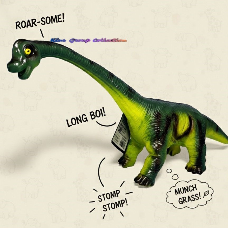 Action figure dinosaurus leher panjang - figure dino brontosaurus - brachiosaurus