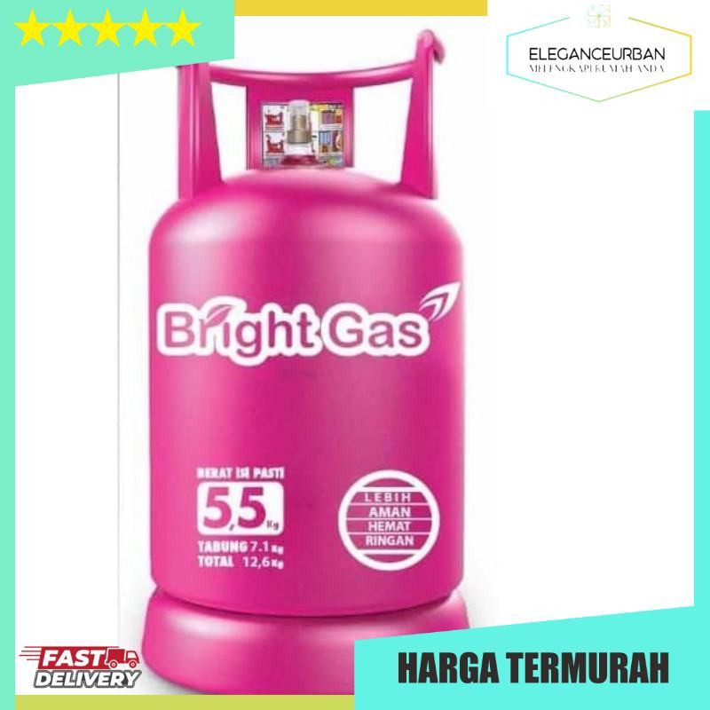 KHUSUS INSTAN Tabung Gas + isi LPG 5.5kg