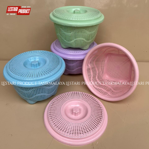 ( 24 PCS ) SANGKU NASI + TUTUP WANGKY REVINA | BAKUL NASI | WAKUL NASI | TEMPAT NASI | BAKUL PLASTIK