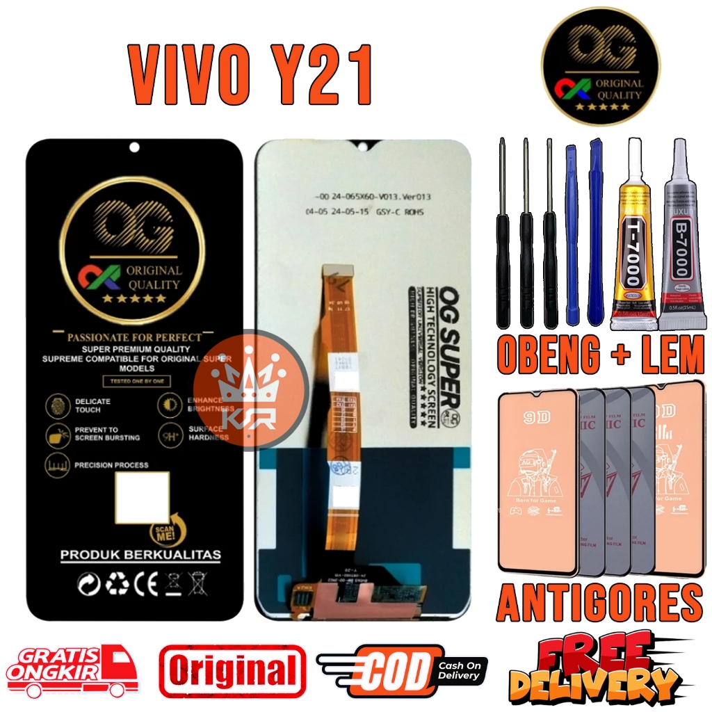 LCD Touchscreen VIVO Y21 ORI OEM Original Lcd Touchscreen Fullset