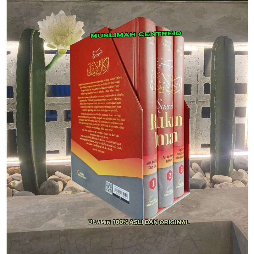 Syarah Rukun Iman 1 set lengkap 3 jilid PLUS Box Syarh Rukun Iman No Box Yazid Bin Abdul Qadir Jawas