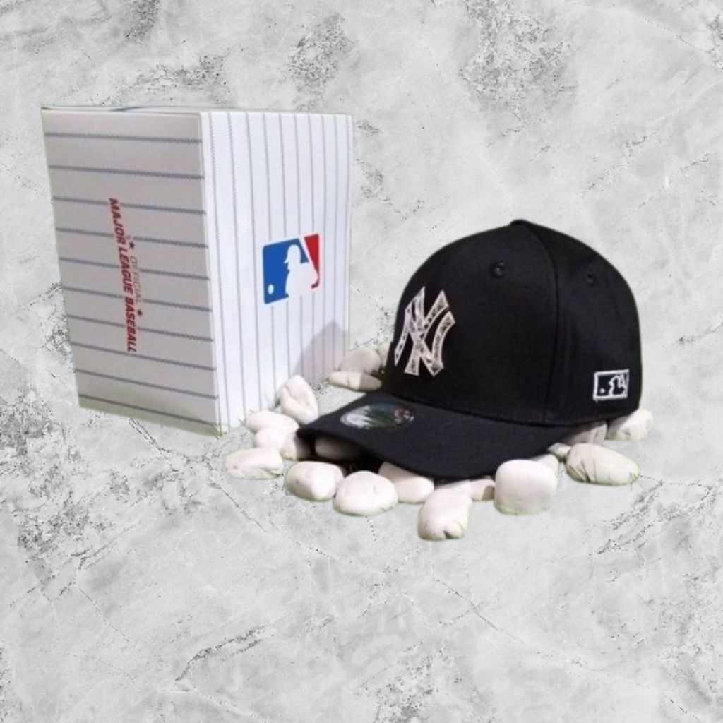 Topi Premium Logo Ny Besi emas Topi Baseball unisex