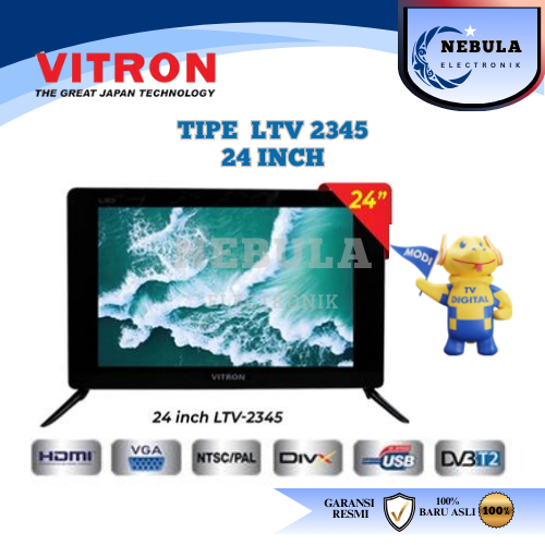 LED TV VITRON 24 INCH DIGITAL TV / VITRON LED TV 24 INCH LTV 2345 NEW SERIES