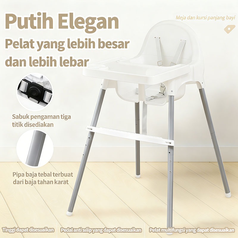 kursi makan untuk baby Multifungsi  Meja Kursi Makan Bayi Bisa DilepasTempat Makan bayi