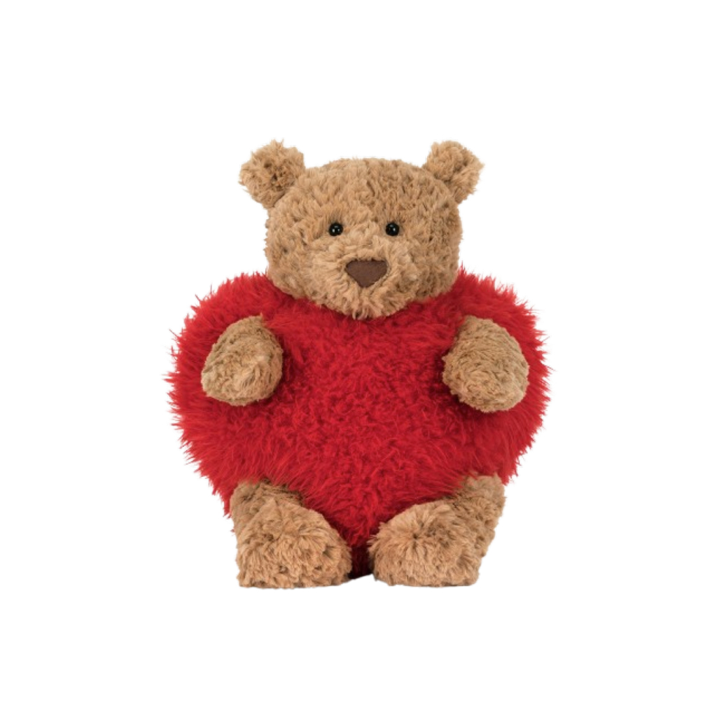 Jellycat Bartholomew Bear Heartthrob