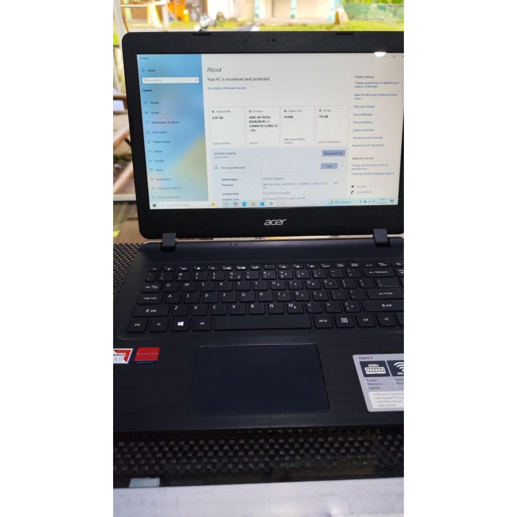 Laptop Second Acer A314