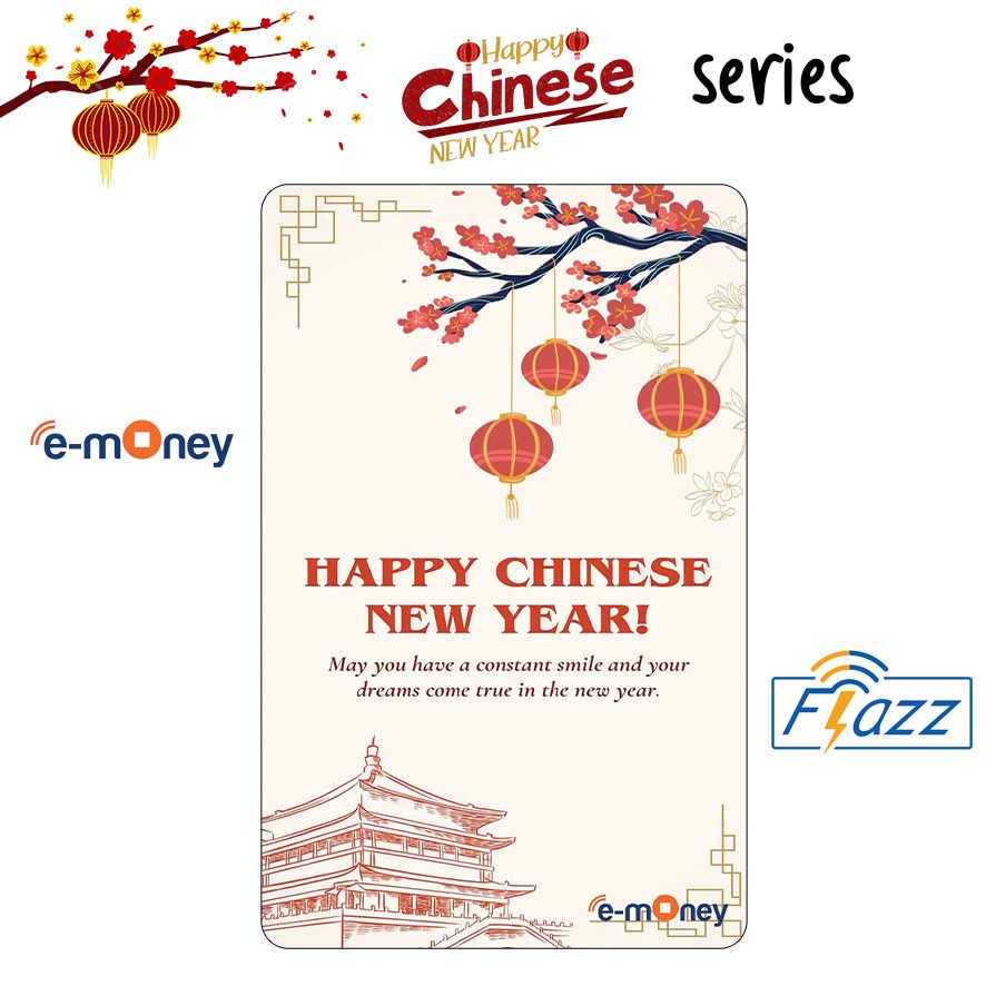 Kartu Emoney / Flazz Gen 2 Edisi Imlek 2026 - Kartu Etoll BCA Mandiri
