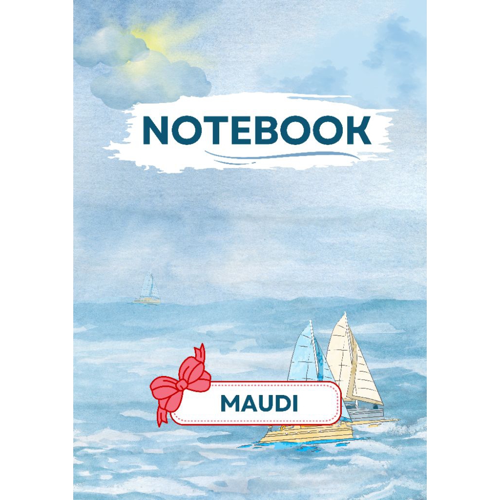 Binder bebas custom nama ukuran kertas A4 dibagi 4