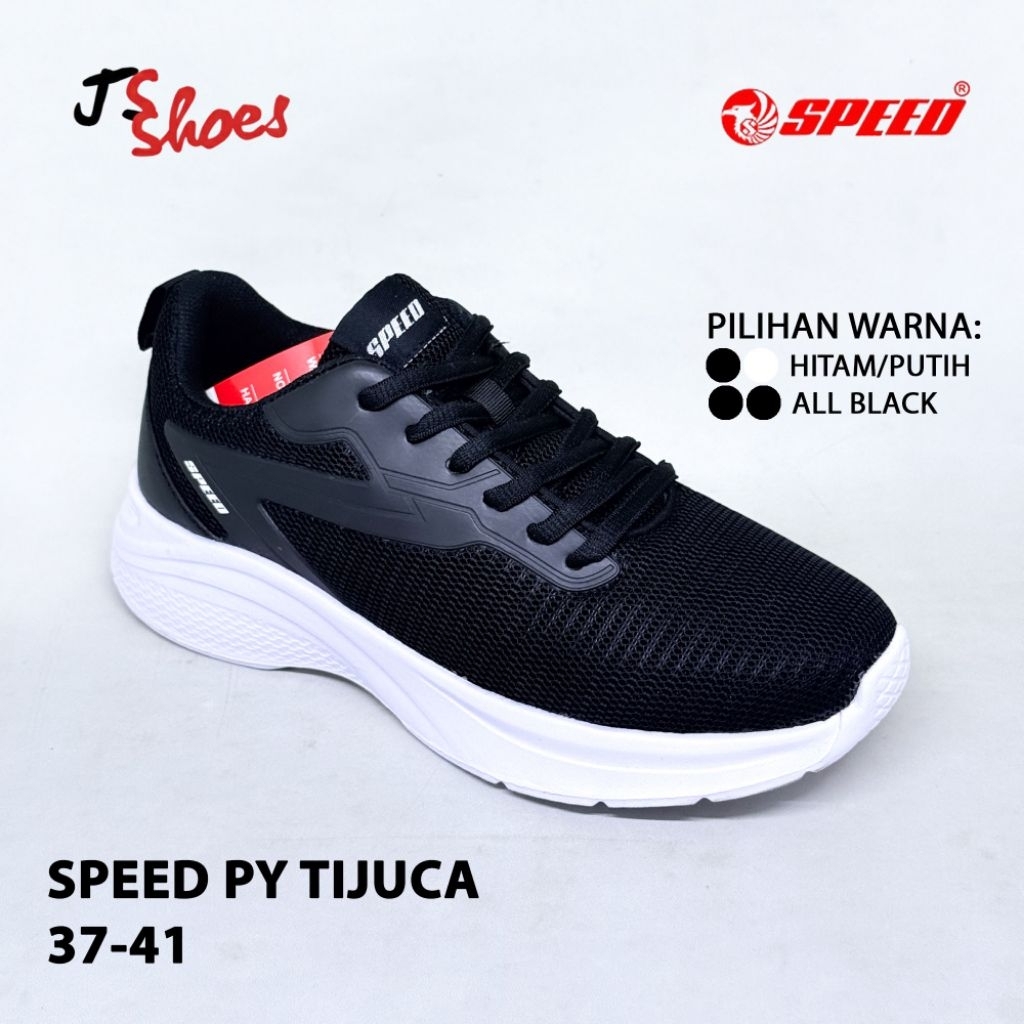 SPEED PY TIJUCA - SEPATU SNEAKERS SEPATU SEKOLAH TALI ANAK DEWASA MERK SPEED ORIGINAL