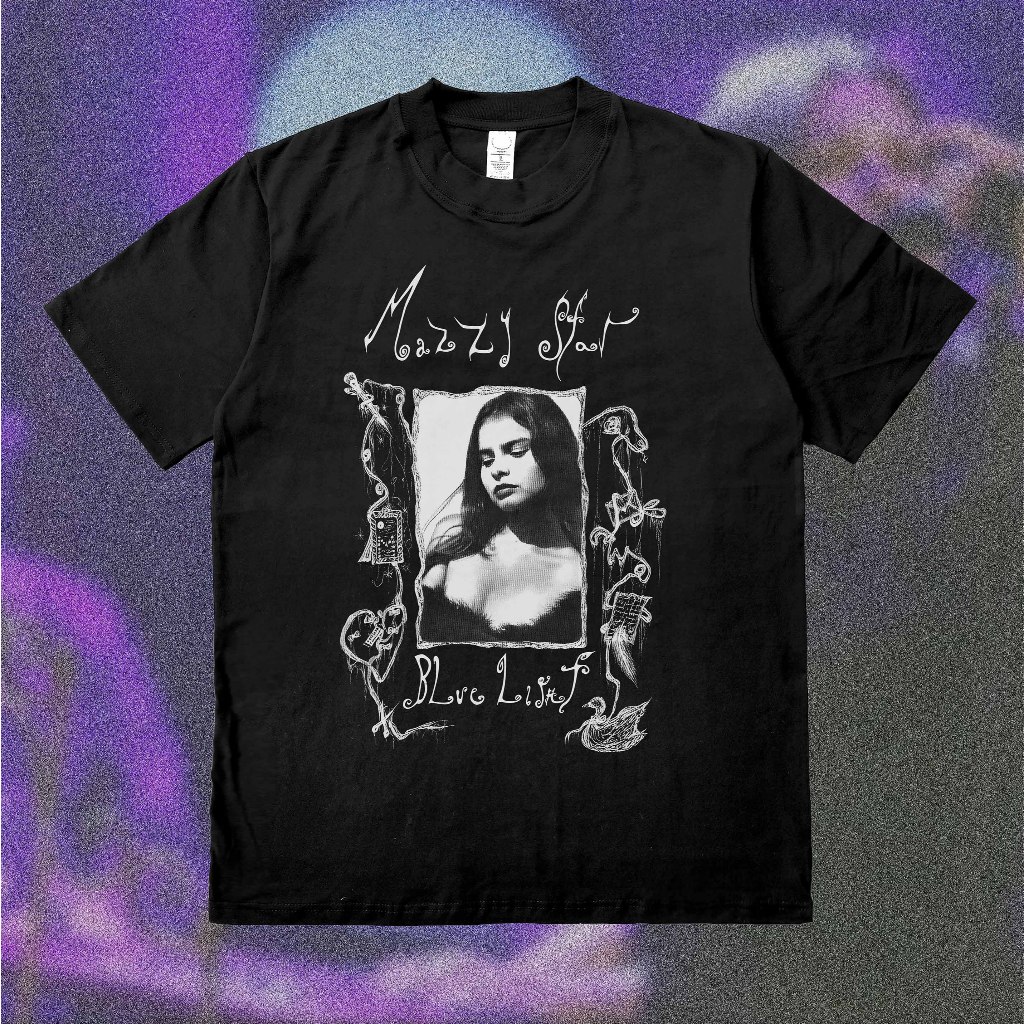 Mazzy Star Heavyweight 16s - Kaos Band Merch Mazzy Star heavy Cotton Combed Bootleg Fanmade