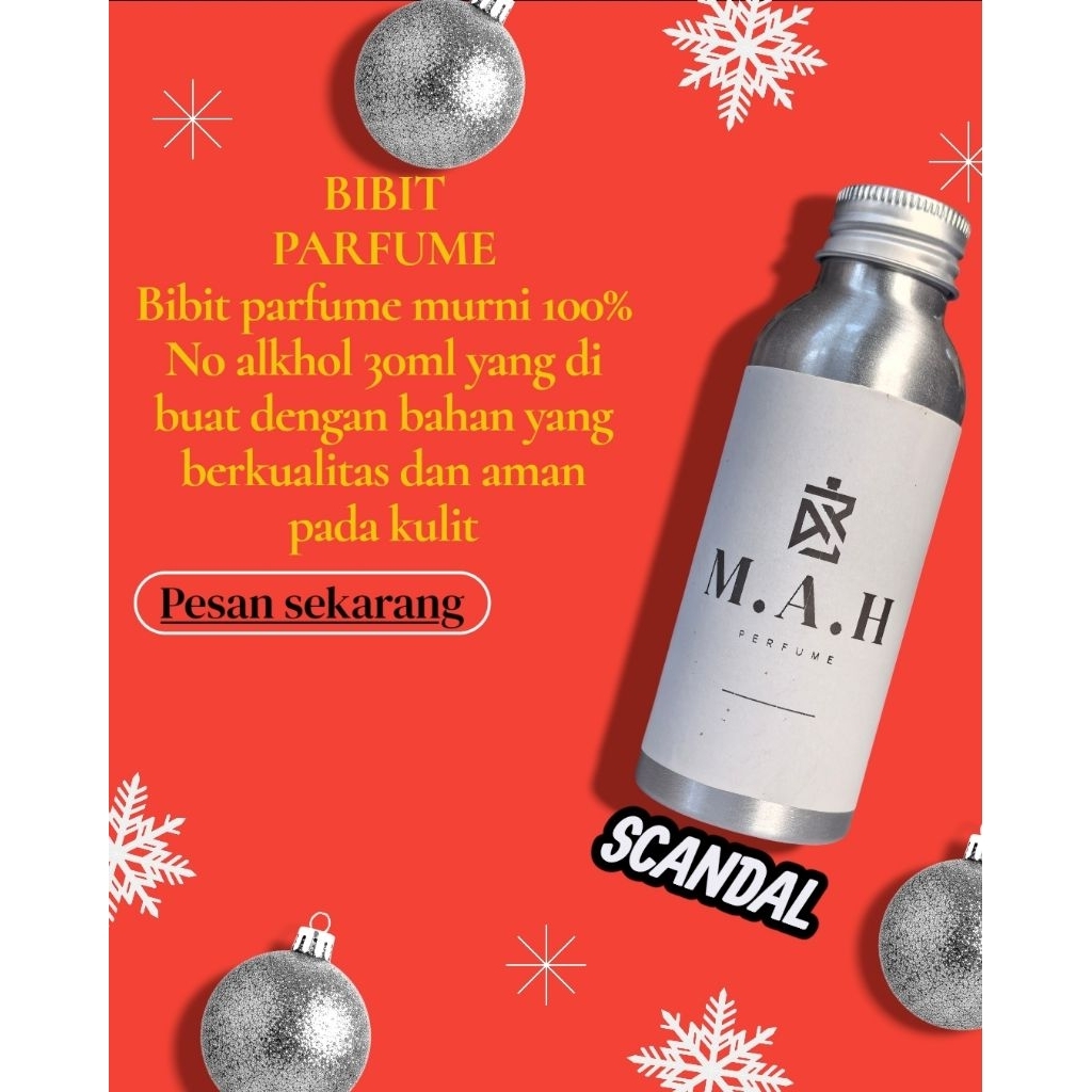 Bibit parfum SCANDAL 100% Murni Non Alkohol TERMURAH