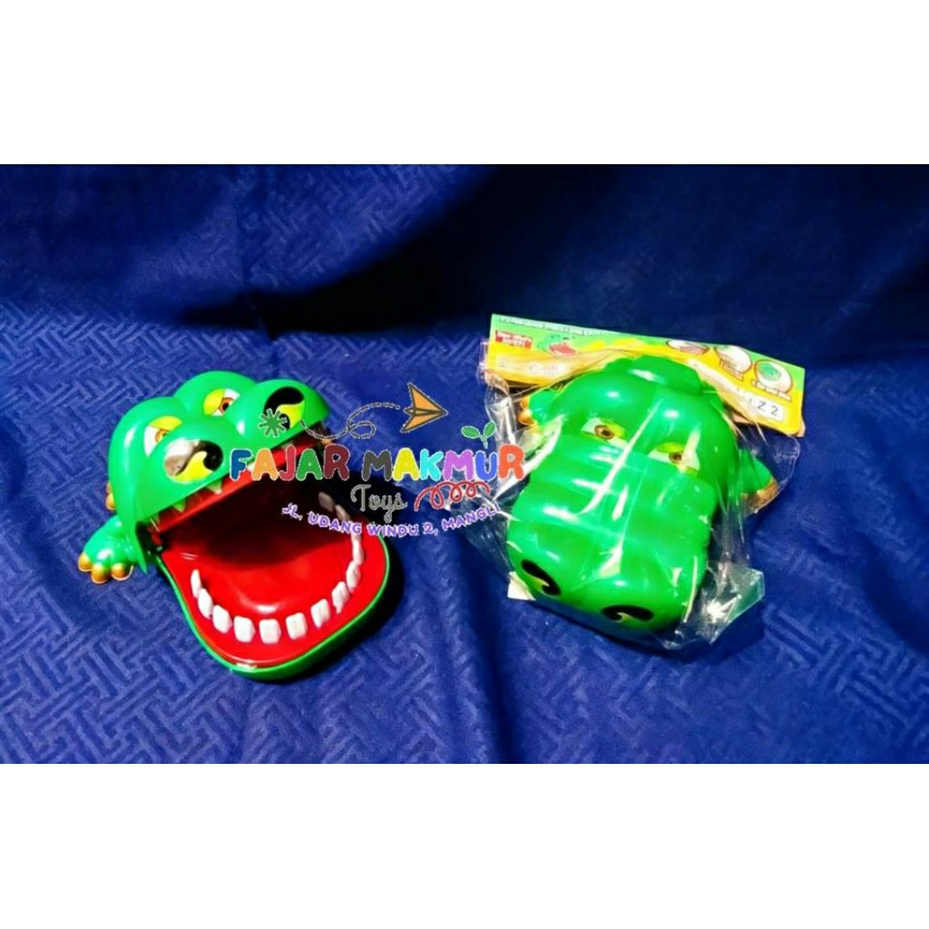 Grosir mainan anak crocodile buaya gigit jari kantong plastik ( LZ 2 )