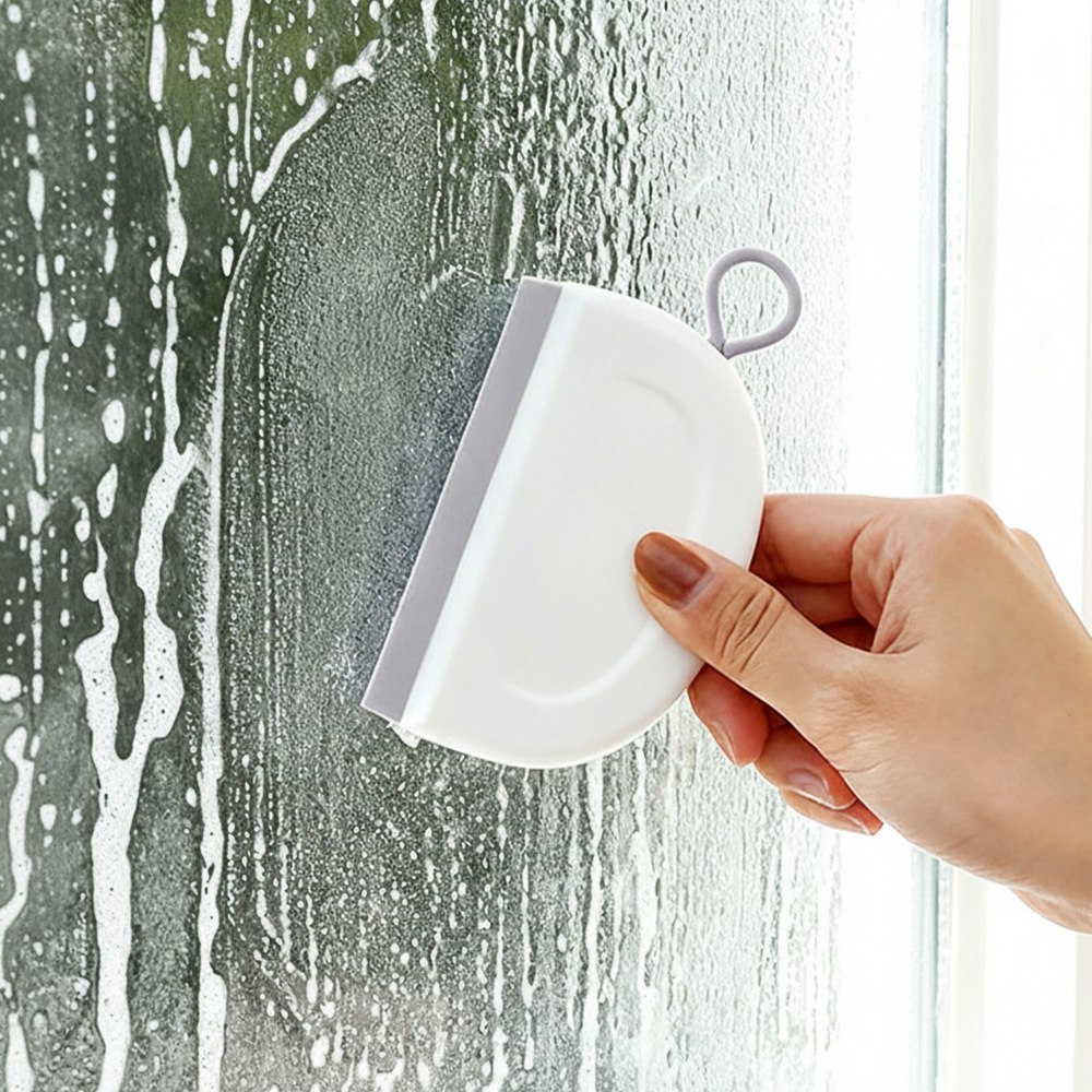 Wiper Kaca Mini Multifungsi Pembersih Wastafel Dapur Kamar Mandi Portable