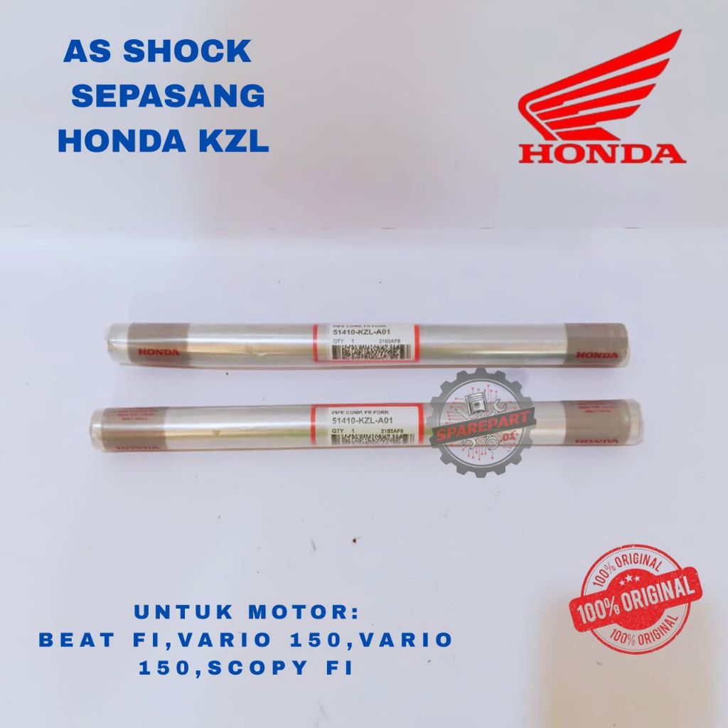 AS SHOCK ORIGINAL  HONDA  KODE KZL BEAT, AS SHOCK BEAT FI,AS SHOCK VARIO 150, AS SHOCK VARIO 125, AS