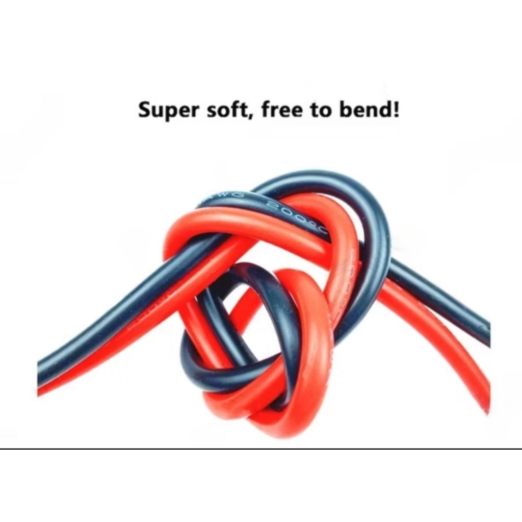 kabel awg12 awg 12 silicon lentur