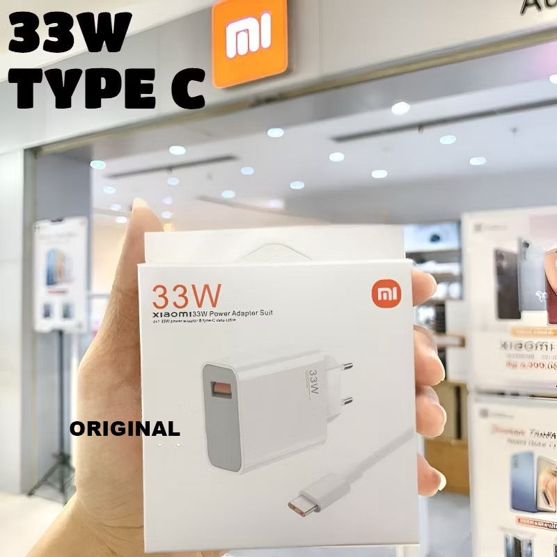 Charger XIAOMI 33W Original 100% Fast Charging Type C CP4085