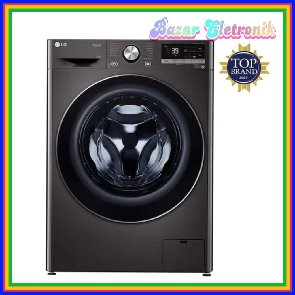 MESIN CUCI LG FV 1412 S3B / MESIN CUCI FRONT LOADING LG / MESIN CUCI LG 1412 S3B / MESIN CUCI LG