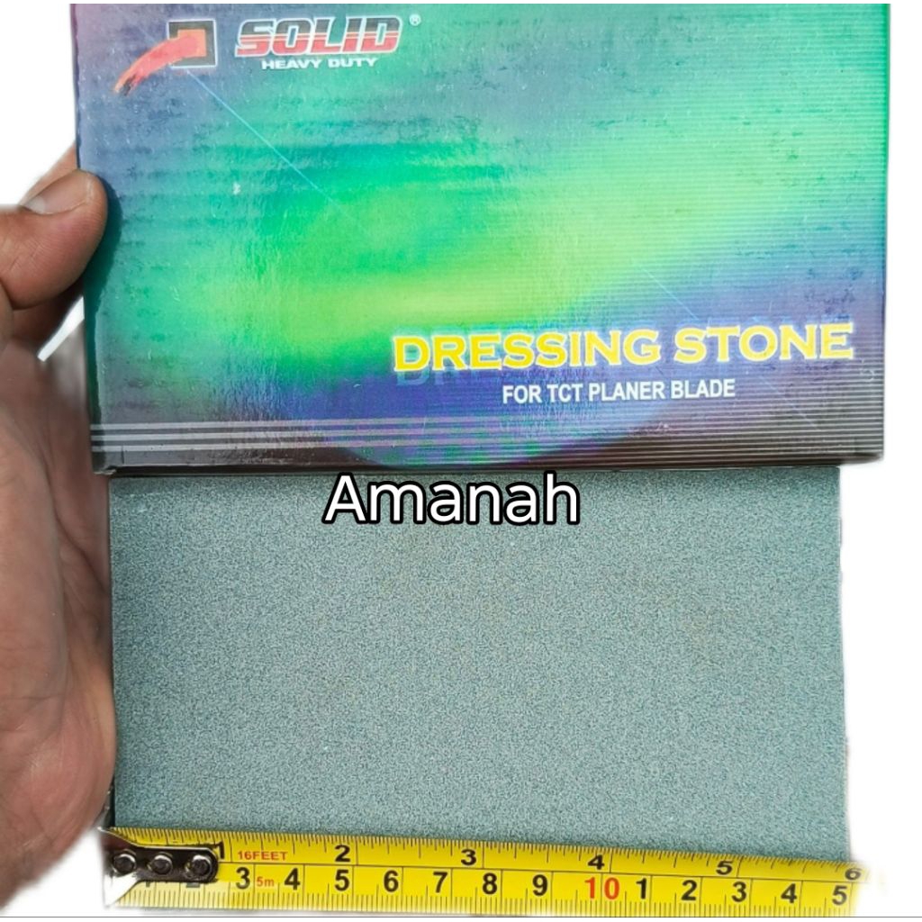 Batu asah solid mata pisau ketam TCT planer blade 6 inch 15 x 9 x 2 cm