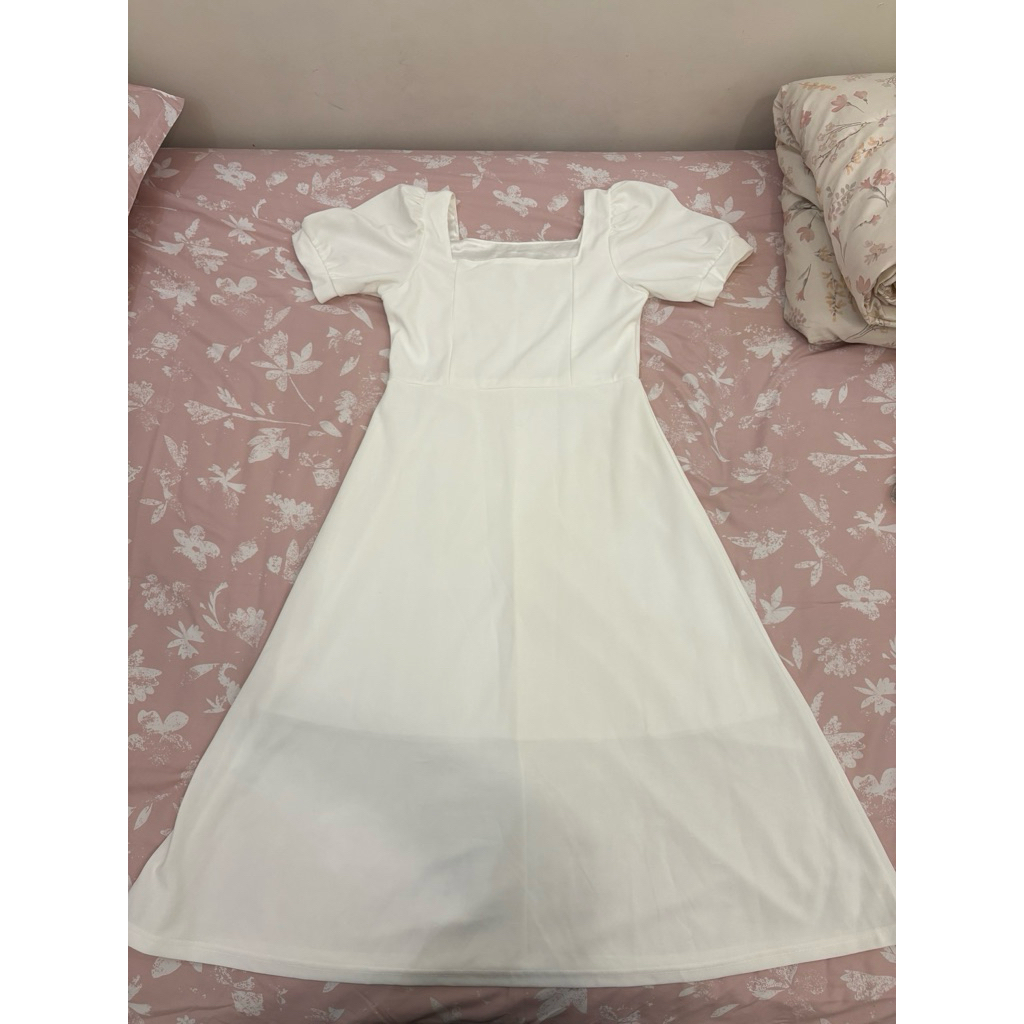 korean dress white
