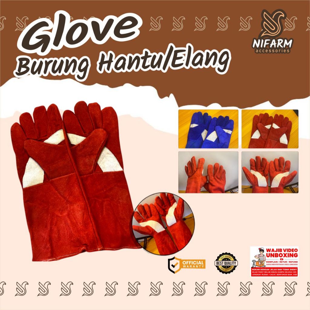 Glove burung hantu / glove elang