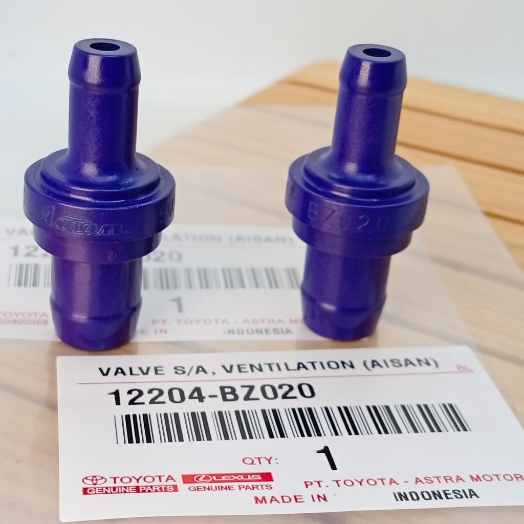 KATUP PCV VALVE VENTILASI KARTER (AISAN) 12204-BZ020 AGYA 1.0CC ALYA 1.0CC SIGRA CALYA