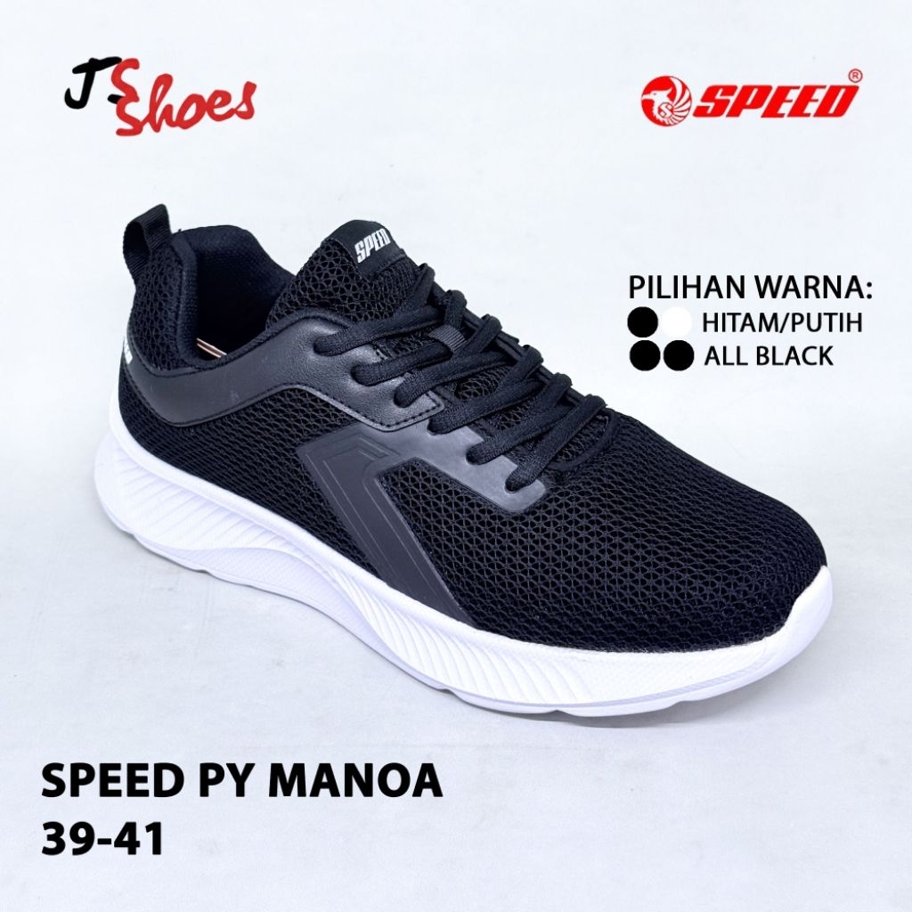 SPEED PY MANOA - SEPATU SNEAKERS SEPATU SEKOLAH TALI ANAK DEWASA MERK SPEED ORIGINAL