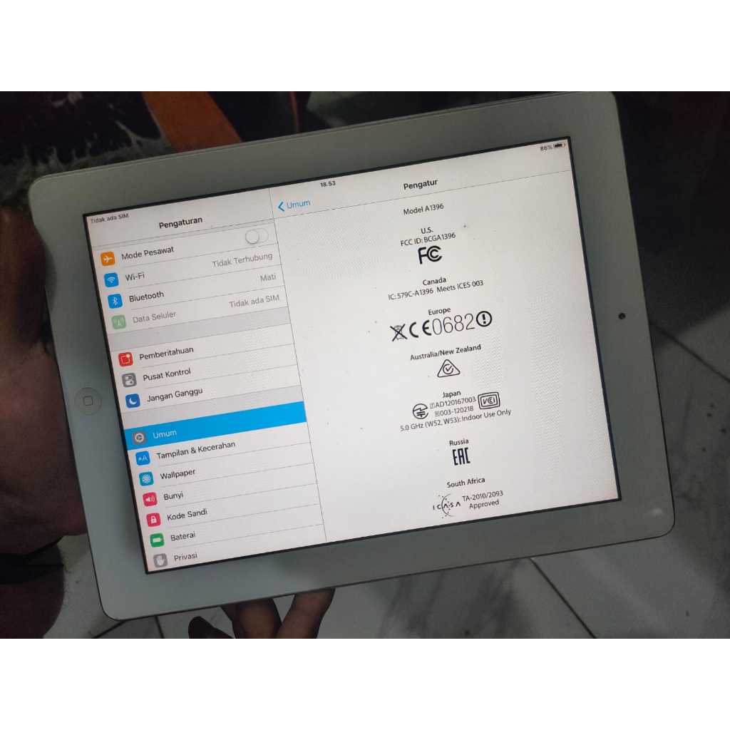ipad air2 second murah