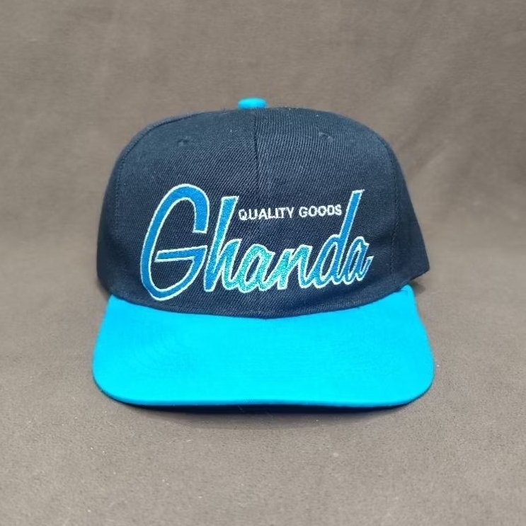 Ghanda Headwear Script Snapback Hat