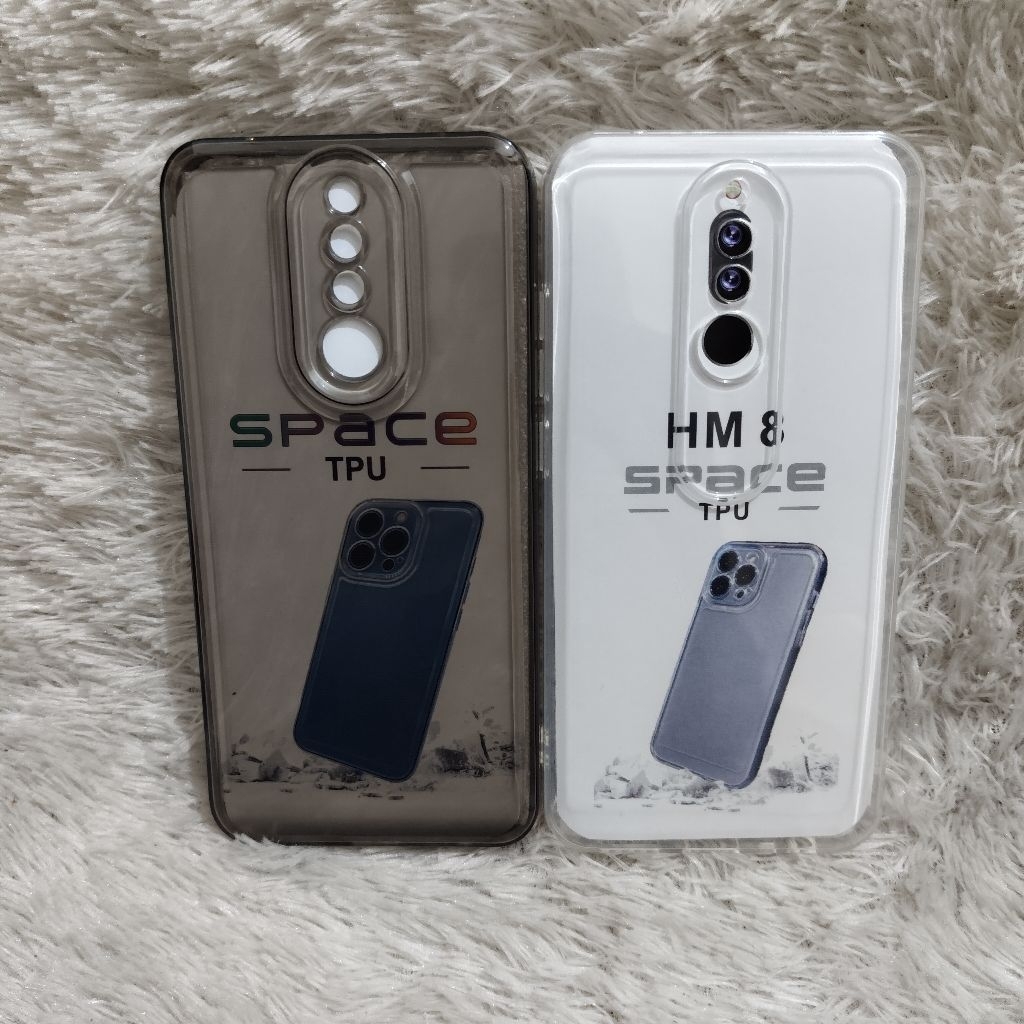 Softcase casing clear for XIOMI REDMI 8/8A PRO/8A silikon case space pelindung belakang hp+camera