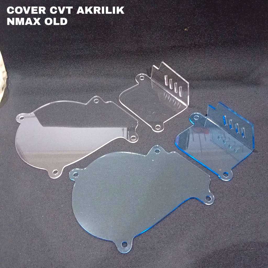 Mika Cover Tutup Cvt Nmax Old/New Aerox New/Old Akrilik Transparan Peliundung Cvt Akrilik Mv55