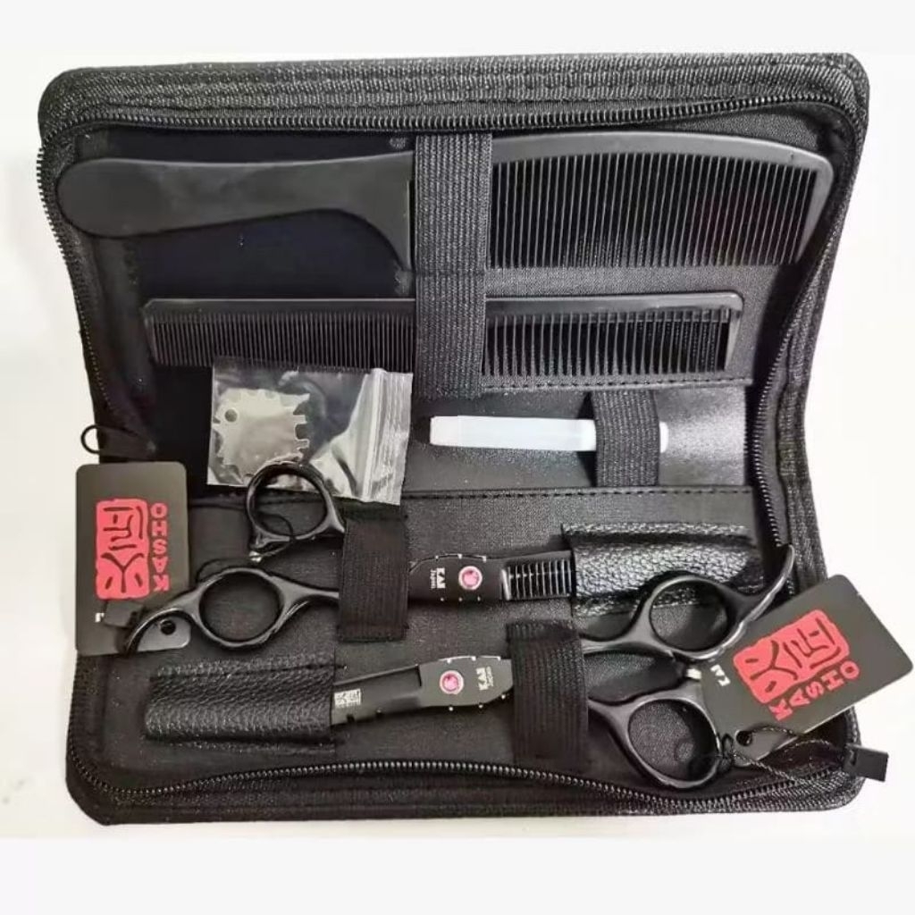 Gunting Rambut Kasho KAI Set Original Jepang Gunting Barber Profesional