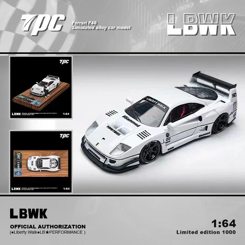 TPC FERRARI LB F40 HOLO 2D (054/500) TPC644502 (UNSEALED) WHITE REGULAR NO FIGURE