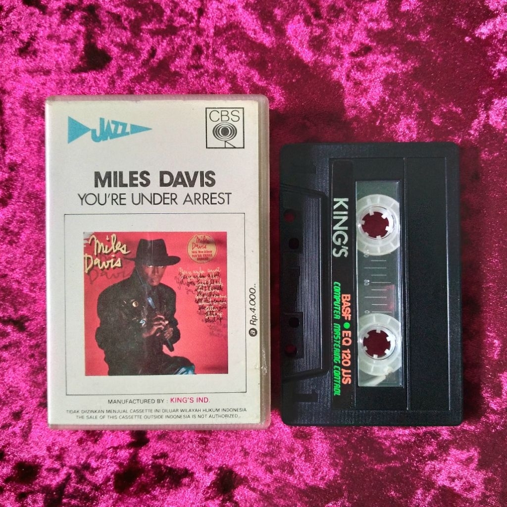 Kaset Miles Davis - You're Under Arrest