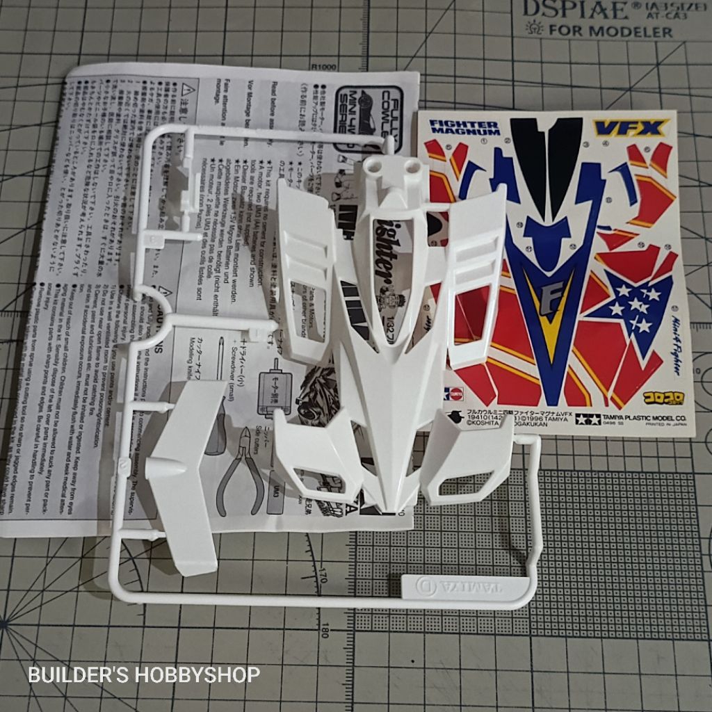 TAMIYA BODY CUP MESIN + STIKER STICKER FIGHTER MAGNUM VFX STB STB UP PRO SUPER 2 ORIGINAL