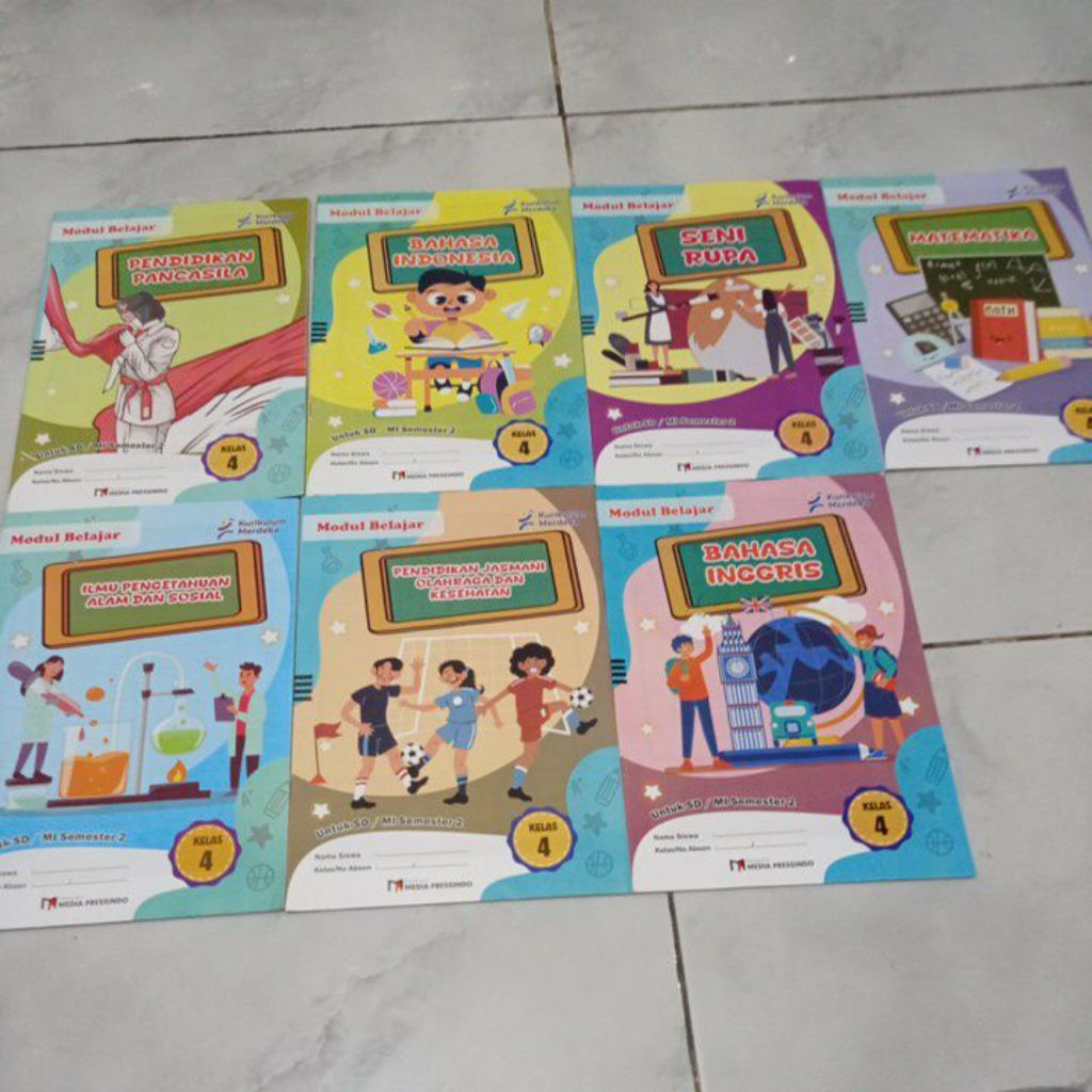 LKS Modul Belajar SD Kelas 4 Semester 2 Kurikulum Merdeka Media Pressindo