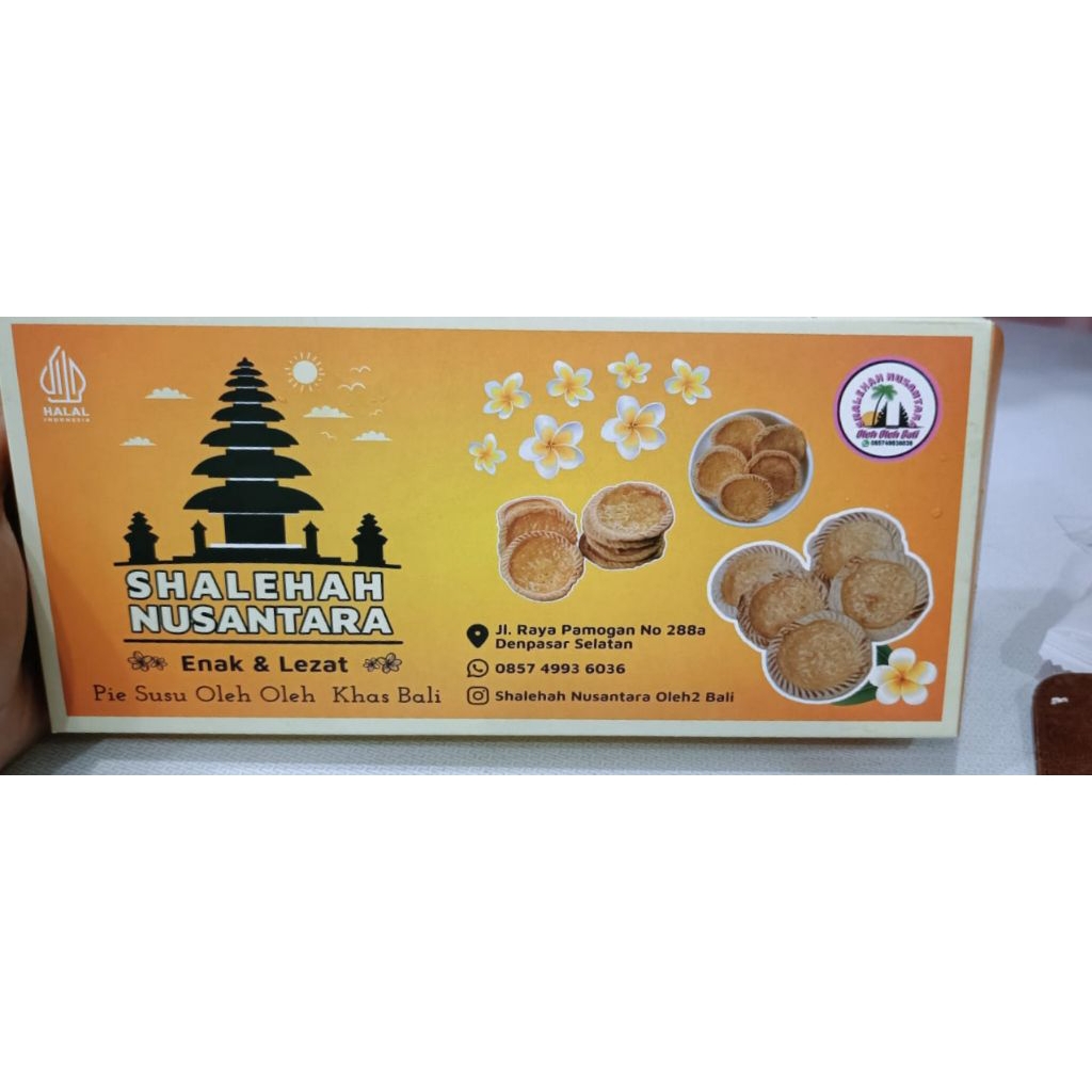 Pie susu Chandra isi 10, Pie susu oleh oleh bali