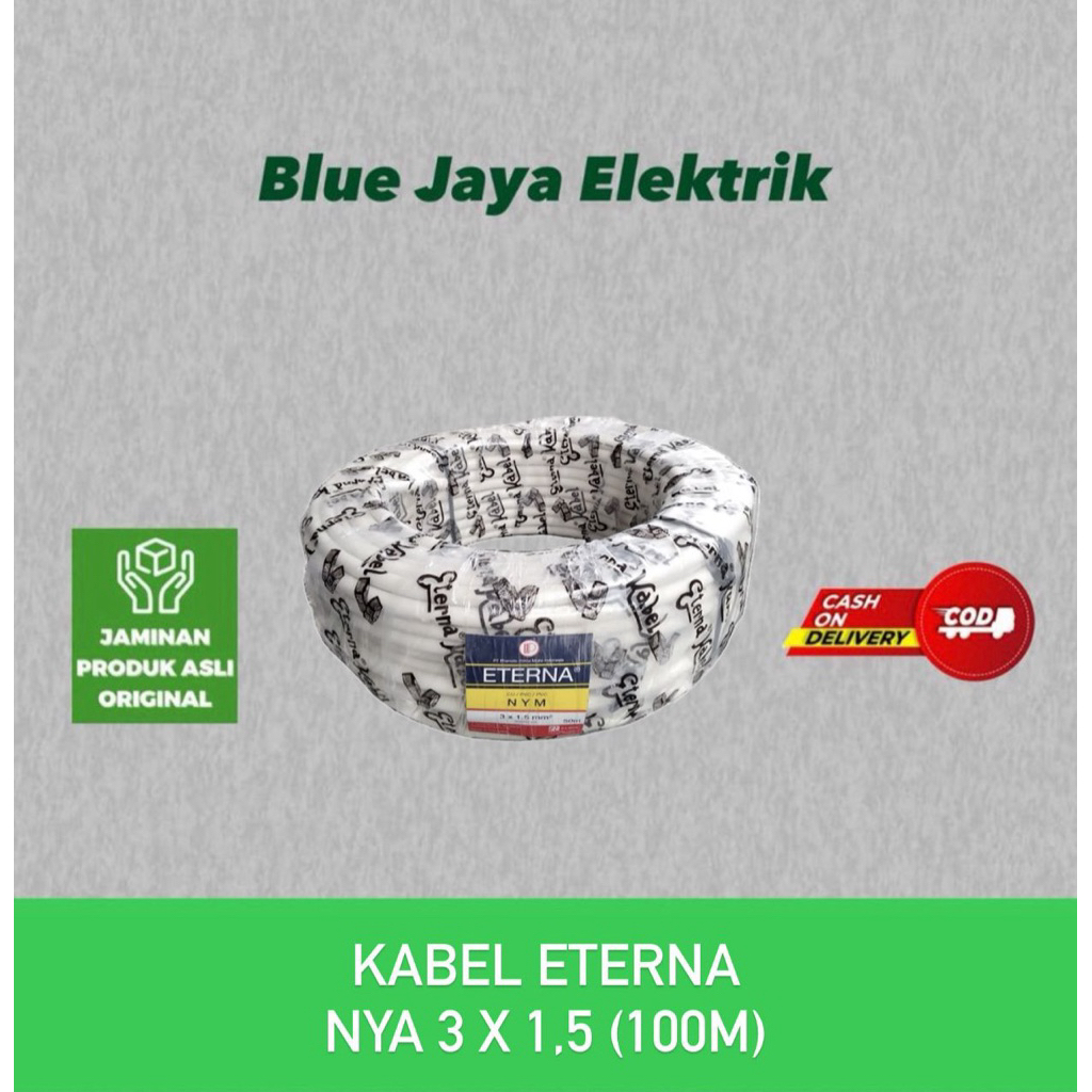 Kabel Eterna NYA 3 x 1,5mm - 100M