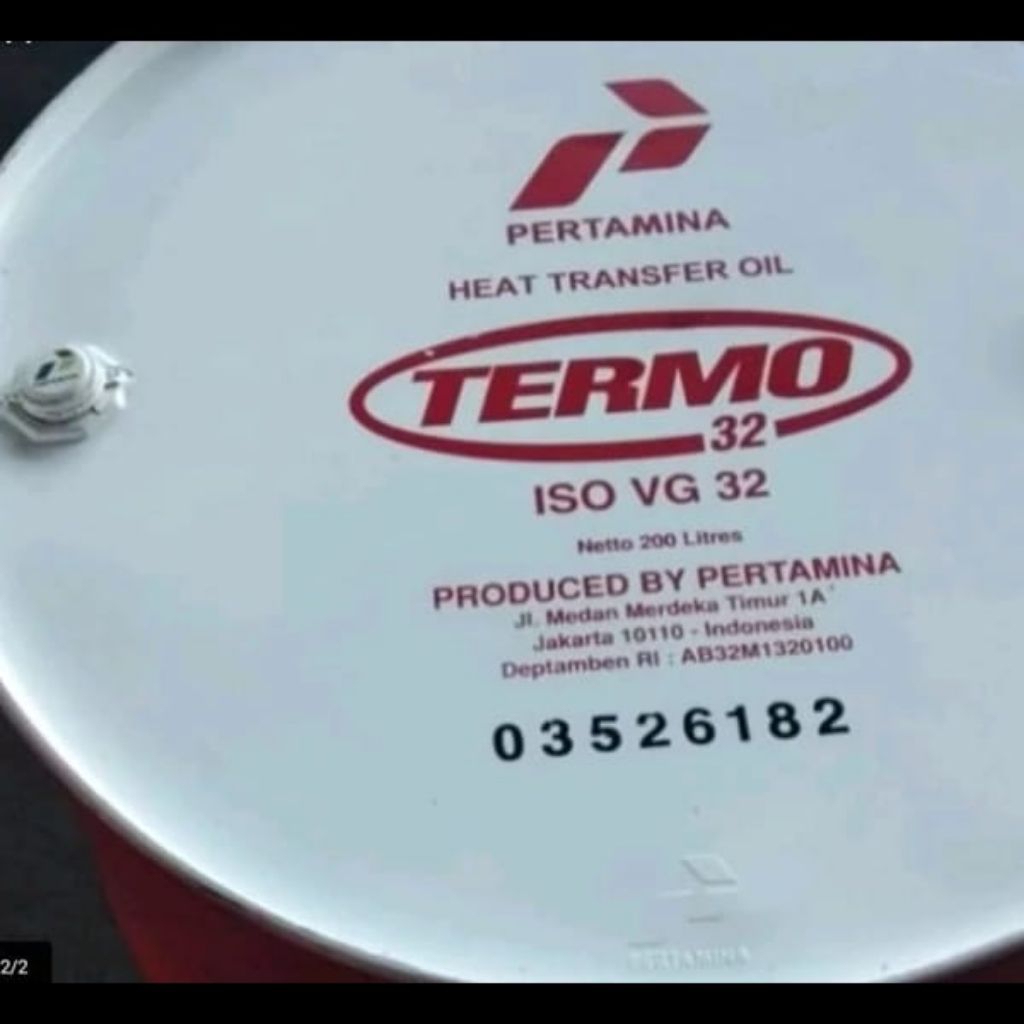 PELUMAS PERTAMINA TERMO XT 32 HEAT TRANSFER OIL