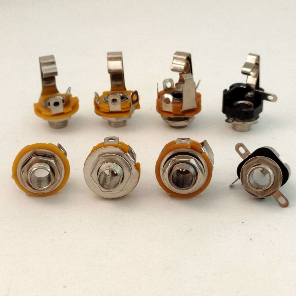 JR 3083 3084 3086 3088 Soket Mono Body Female In Output Jack Gitar Bass Jek Input Out Amply Body Sok