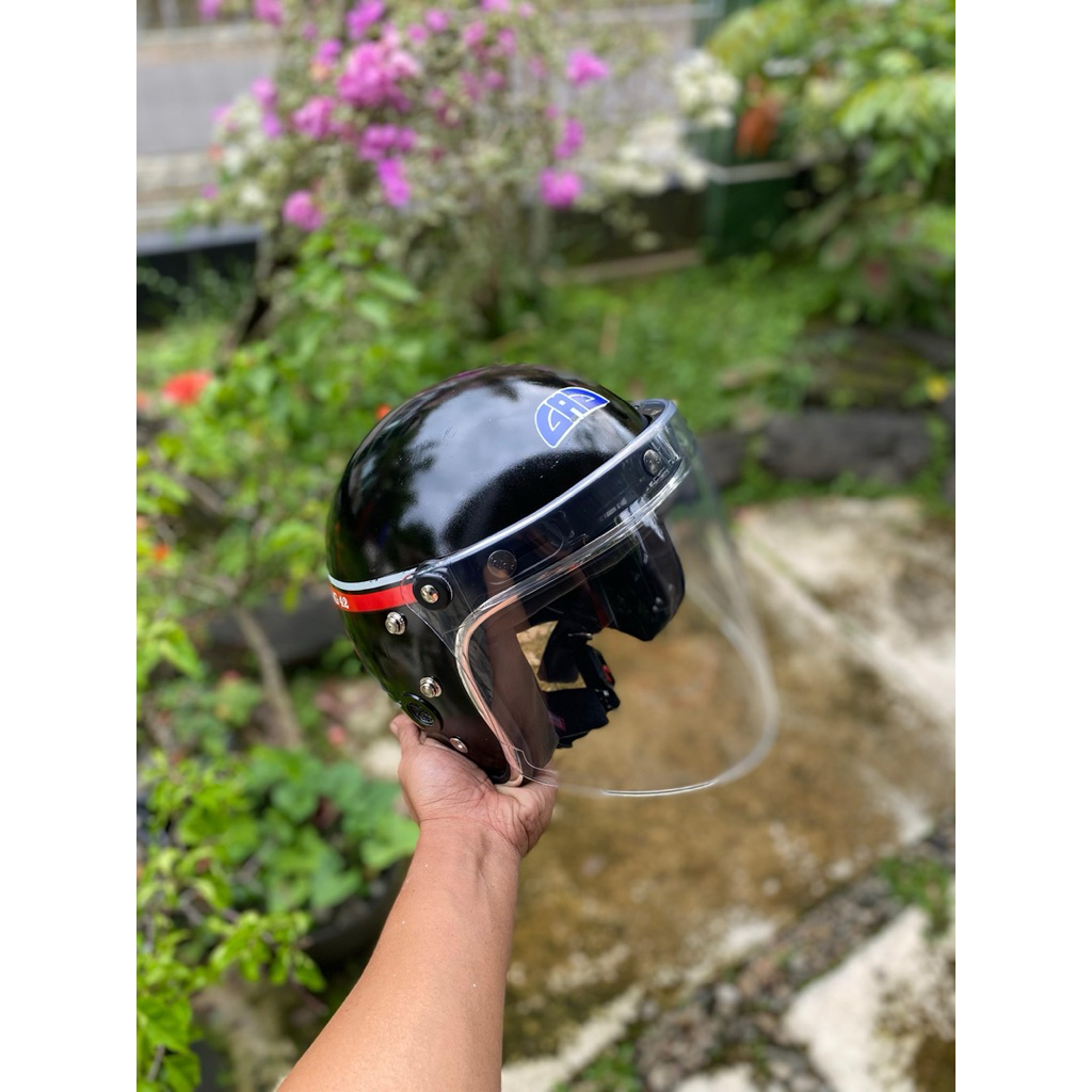 helm jadul lawas kiwi vigano dmi klasik vespa retro ori robot cakil