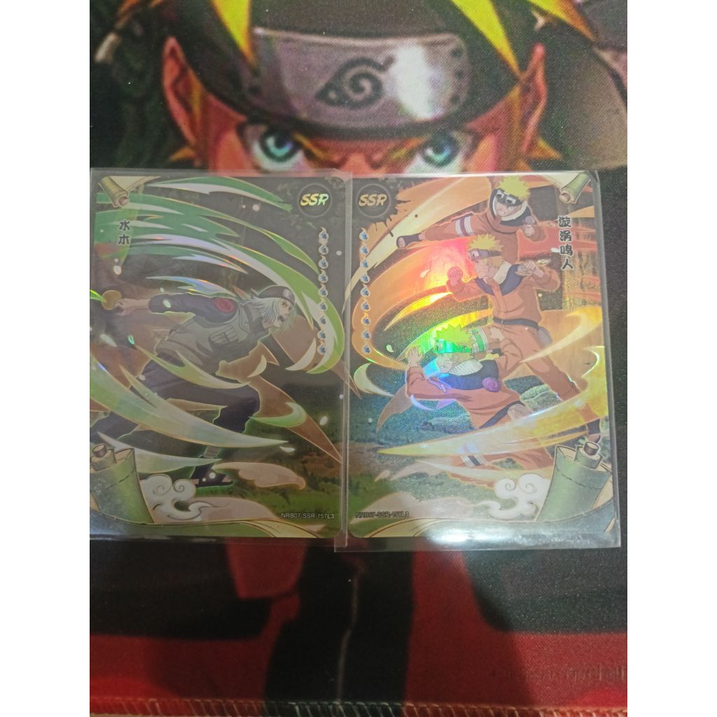 Kartu naruto kayou SSR SET MIZUGI VS NARUTO