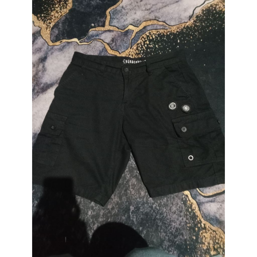 Cargo Pants Burgerkill x Evil short black