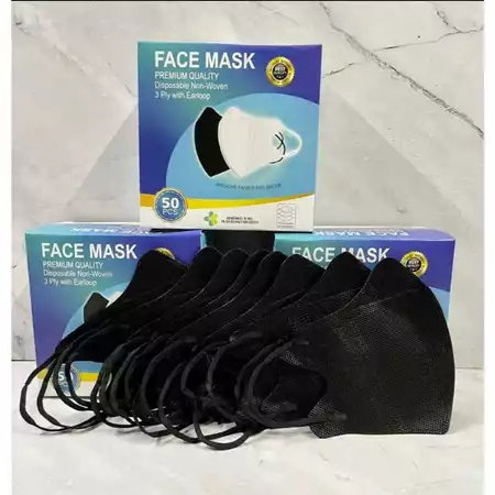MASKER DUCKBILL FACEMASK / masker duckbill putih  murah /MASKER DUCKBILL HITAM