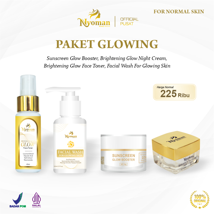 PAKET GLOWING || MINIM EXFOLIASI || NYOMAN SKINCARE