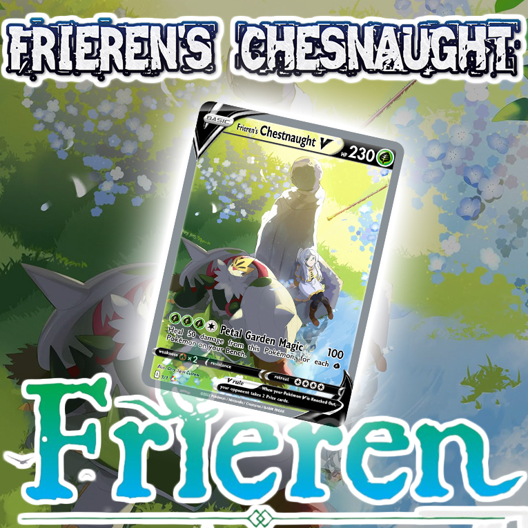 KARTU POKEMON TCG HOLOGRAM ENGLISH VERSION FRIEREN - FRIEREN'S CHESNAUGHT